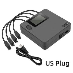 For DJI Air 3 Drone Battery Digital Display Charger 6 In 1 Charging Hub Fast Smart Charger With USB Adapter Port Accessories - Thedroneflight