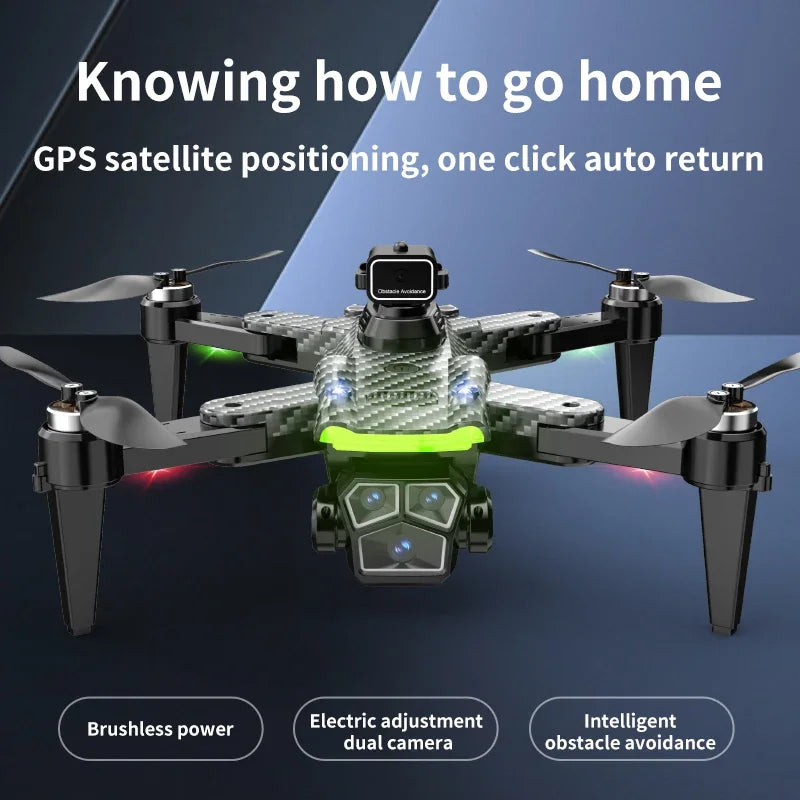 For Xiaomi S196 Drone 6K 8K 5G WIFI HD Dual Camera Aerial Photography Automatic Return Obstacle Avoidance 7.4V Long Endurance