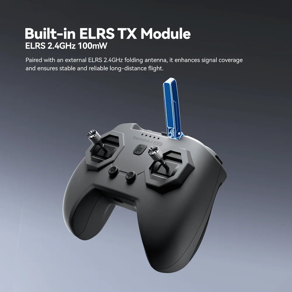iFlight Commando 8 Nano Transmitter Radio - ELRS 2.4GHz 100mW FPV remote control for FPV Parts