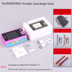 Toolkitrc M6d Summer Special Edition Balance Charger 6S Lithium Battery Dual-Channel 500W Model Aircraft UAV FPV