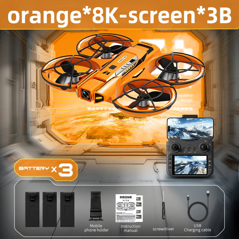 Xiaomi Mijia A21 PRO Drone 8K Professional 4K HD Dual Cameras with screen RC Brushless Motor Obstacle Avoidance Quadcopter Toys