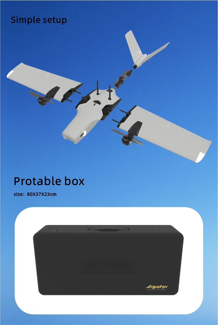 ArgusFPV Y3 ROC WING VTOL - PNP Lite Fixed Wing Aircraft