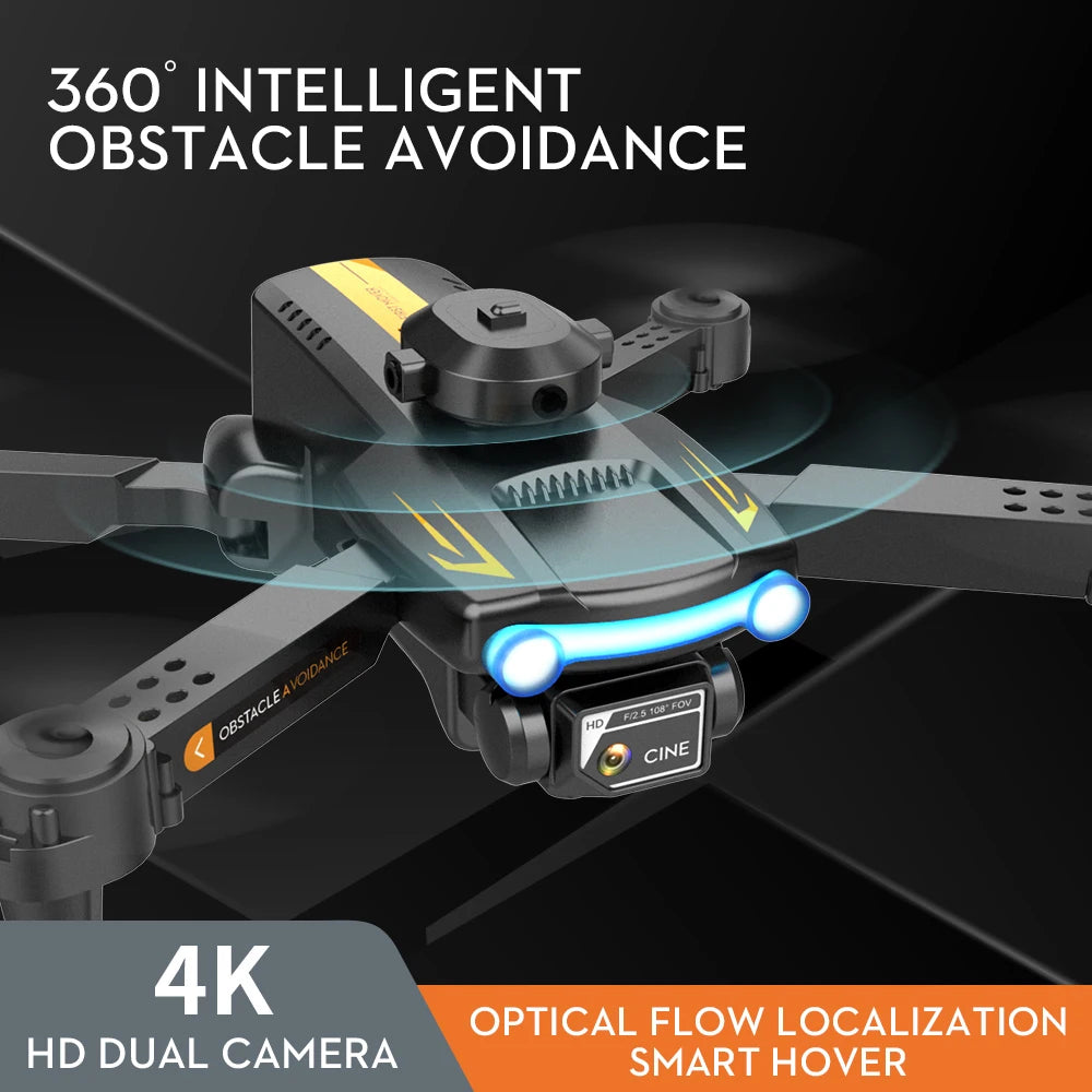 2023 New XT2 Mini Drone 4K Dual Camera Four Side Obstacle Avoidance Optical Flow Positioning Foldable Quadcopter Toys Gifts