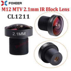 Original Foxeer Replacement Camera lens 1.7mm M8 Lens/5MP 1.8/2.1/2.5mm M12 Wide Angle Lens for Arrow/Predator/Falkor Camera