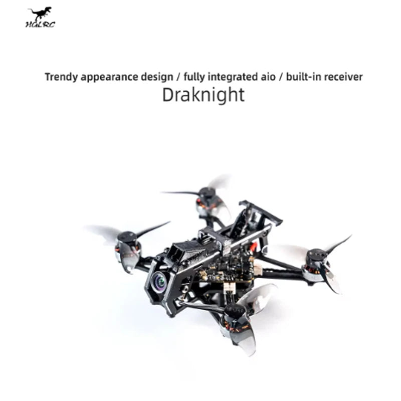 Hglrc drak night 2inch rtf set draknight drone mit c1 fernbedienung 5,8g fpv brille für fpv pilot anfänger