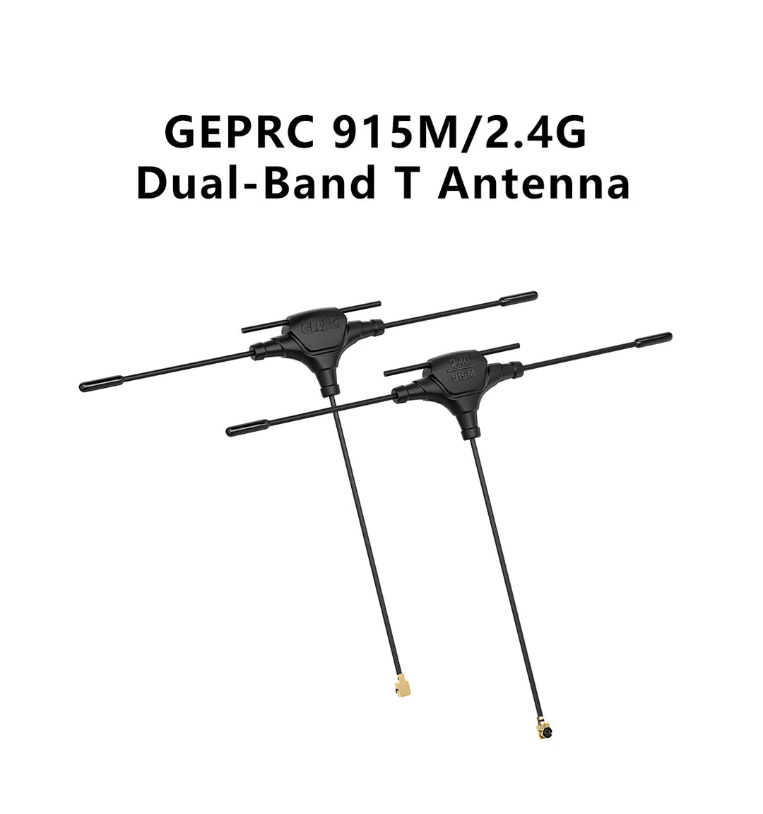 GEPRC 915M/2.4G Dual-Band T Antenna 80mm ELRS Dual-band Receivers DIY RC FPV Quadcopter Freestyle Drone Replacement Parts