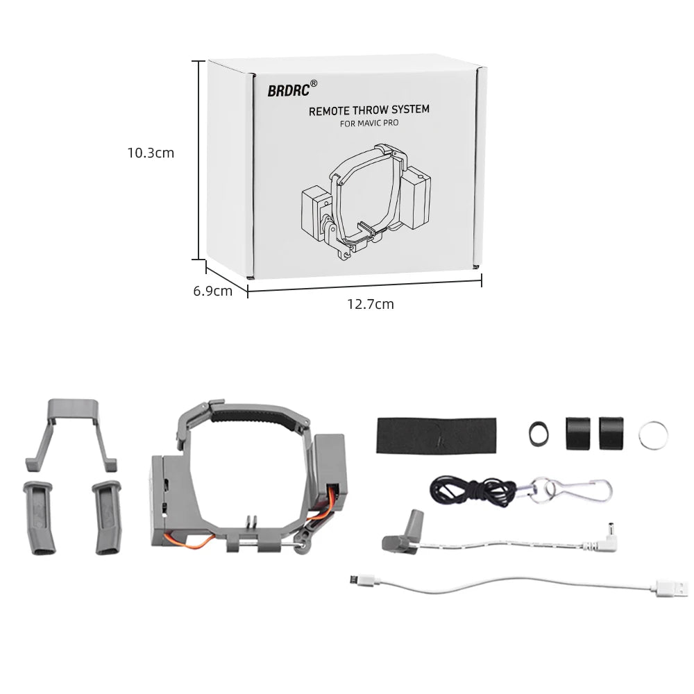 BRDRC Airdrop Thrower System for DJI MAVIC PRO/MAVIC PRO Platinum Drone Fishing Bait Wedding Ring Gift Deliver