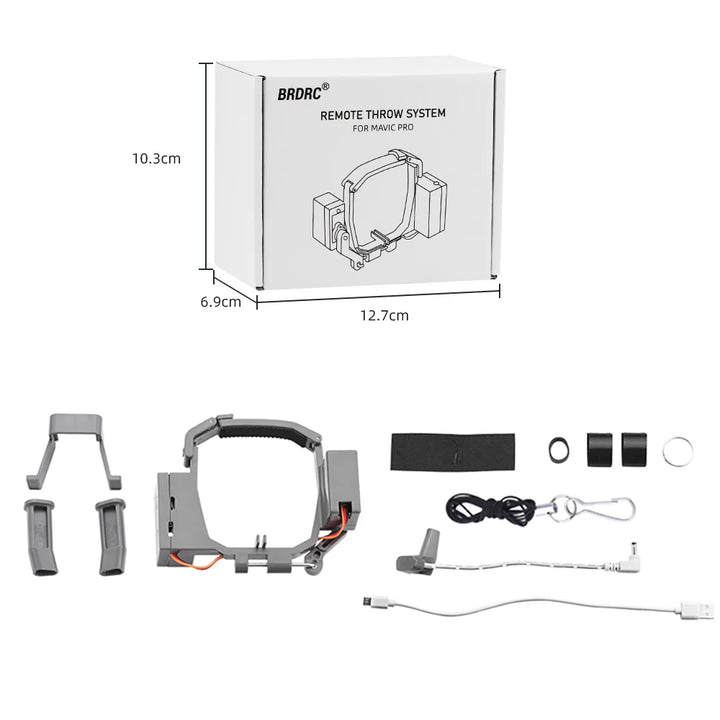 BRDRC Airdrop Thrower System for DJI MAVIC PRO/MAVIC PRO Platinum Drone Fishing Bait Wedding Ring Gift Deliver