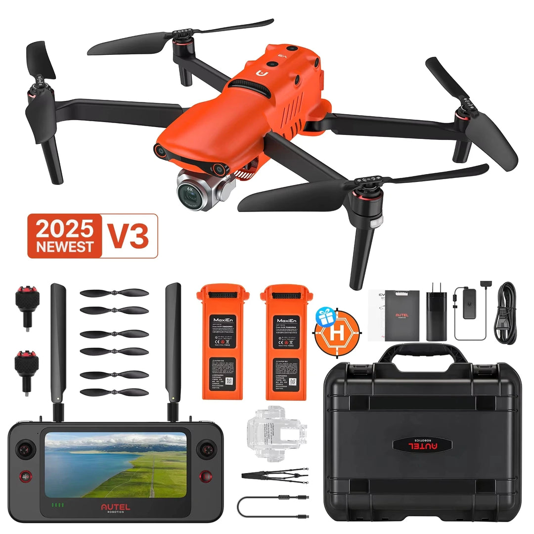 Autel Robotics EVO II Pro V3 Professional Camera Drone — 6K, 1" Sony CMOS, 40 Min, 15km, 360° Obstacle Avoidance