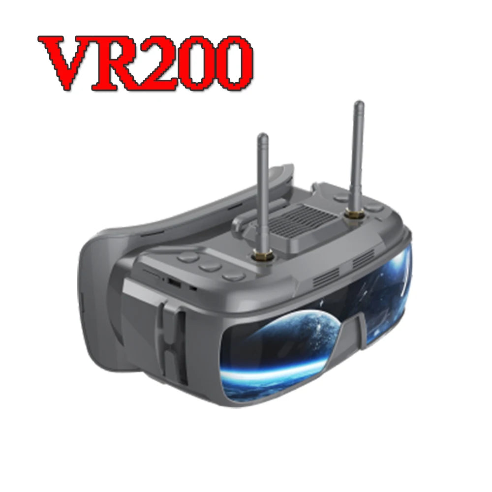 VR200 3.5 inch 5.8G FPV Video Goggles 1024*600 Resolution High Brightness IPS Screen Universal TYPE-C For RC FPV Drone