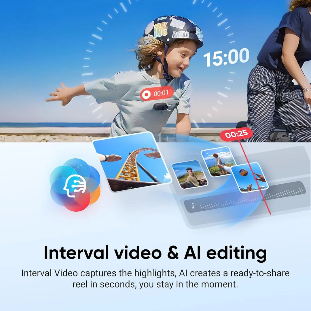 Insta360 GO 3S (Official Certified Refurbished) — 4K/30fps, 12MP, 39.1g, FlowState, IPX8 5m, 170-Min, 128GB, Magnetic Mount