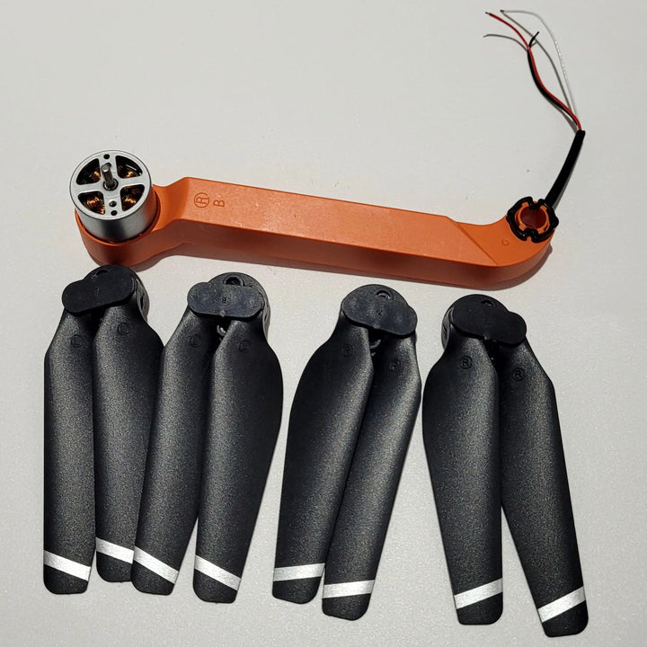 KF102 Rear B Arm With 4PCS Propeller Props Spare Part Kit for RC Drone GPS Quadcopter KF102 Arm Blade Accessory