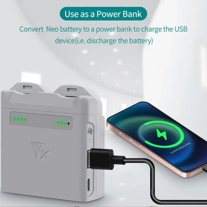 For NEO Drone 2-ways Charging Hub Compatible NEO Charger Manager Intelligent Battery Charging Butler Power Bank Accessories