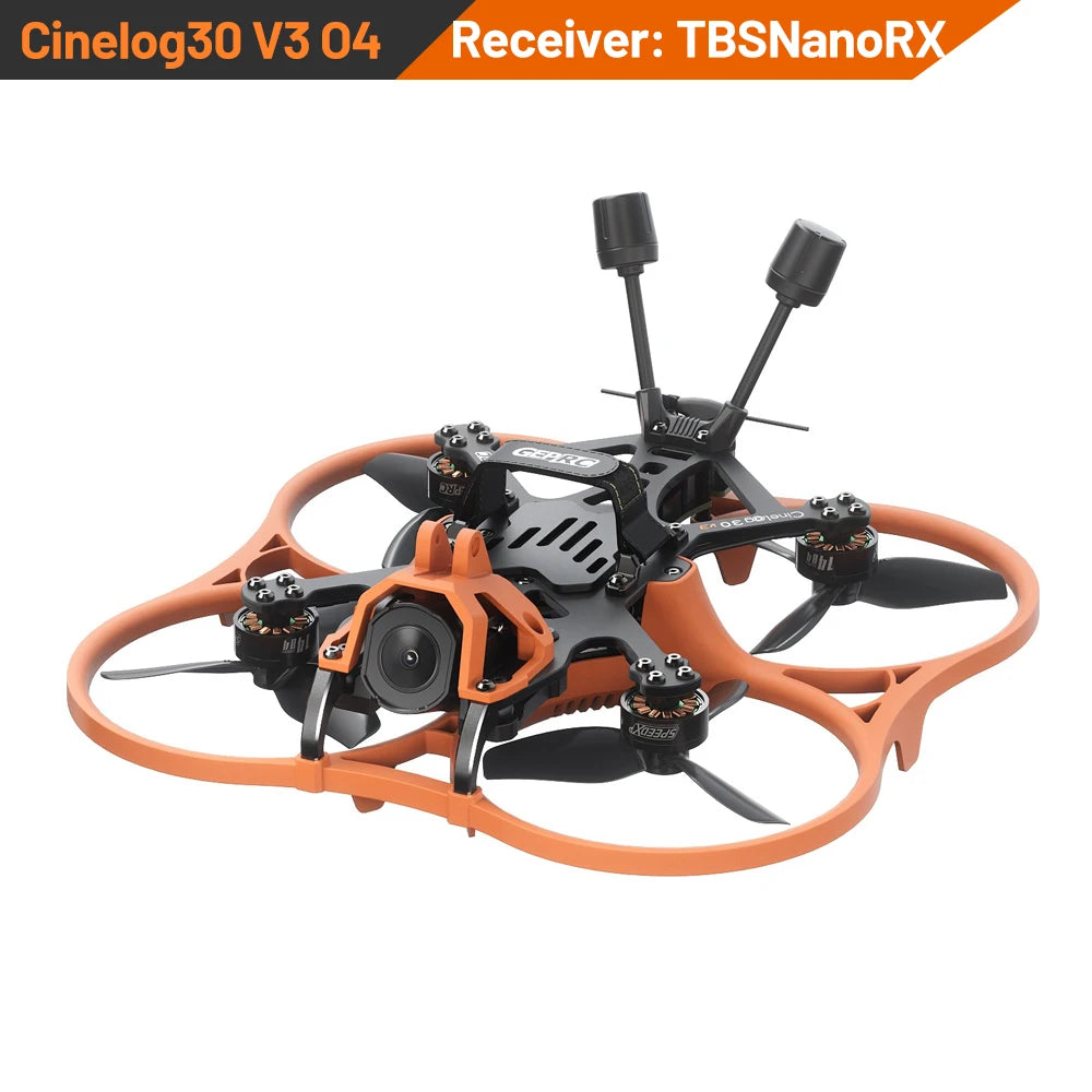 GEPRC Cinelog30 V3 RC Freestyle Drone O4 Pro Air Unit /WTFPV SPEEDX2 1404 3850KV TAKER F722 45A 32Bit AIO 16MB FPV Quadcopter