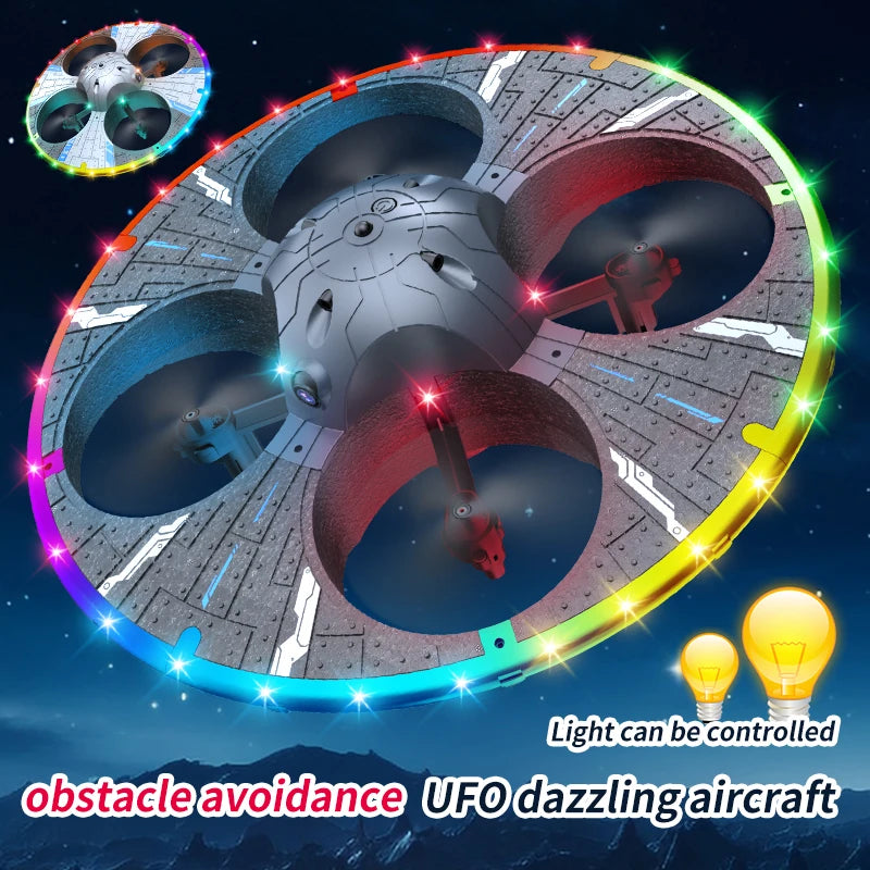 Foam Rc Drone Adult Kids Toy Uav Ufo Lighting Obstacle Avoidance Quadcopter Aerial Photography Four Axis Remote Control Aircraft