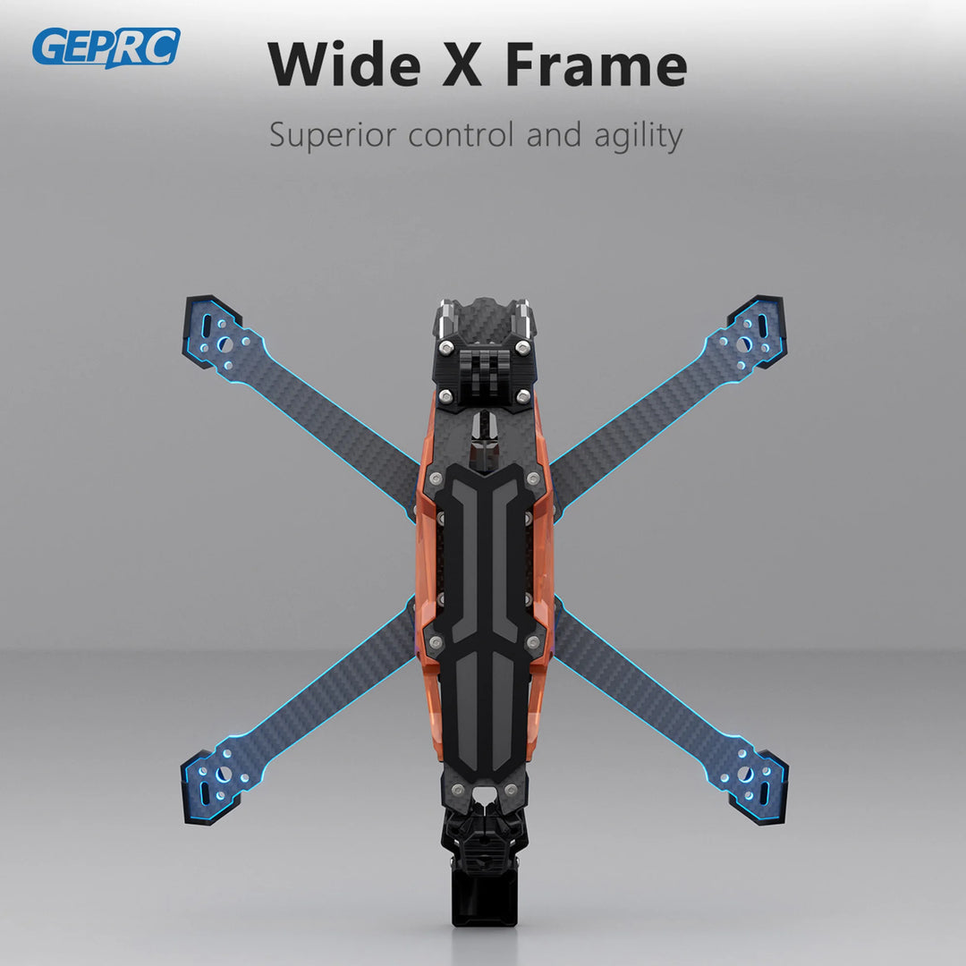 GEPRC Vapor-X O4 Pro FPV Drone Frame 5"/6" Carbon Fiber