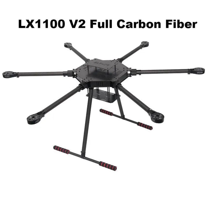 FPV LX1100 6C PRO M8N M9N M10 Full Carbon Fiber1100mm Hexa-Rotor Frame B-CUBE 80A ESC PX4 Pixhawk Flight Control Set 6215 Motor