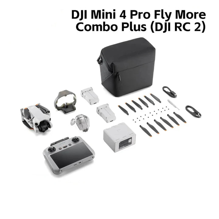 DJI Mini 4 Pro Fly More Combo Plus with RC 2 Controller