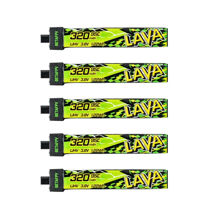 BETAFPV LAVA II 1S 95C Battery - High-Discharge LiPo (Multiple Capacities)