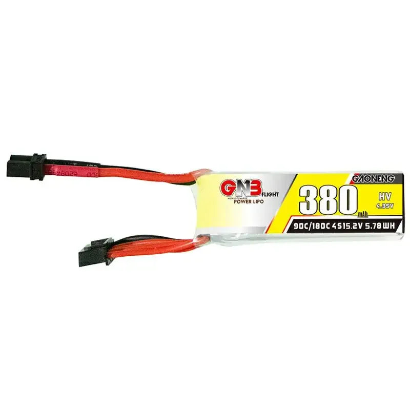 Gaoneng GNB 380mAh HV LiPo Battery 90C/180C XT30 — 2S / 3S / 4S / 6S Tiny Whoop FPV