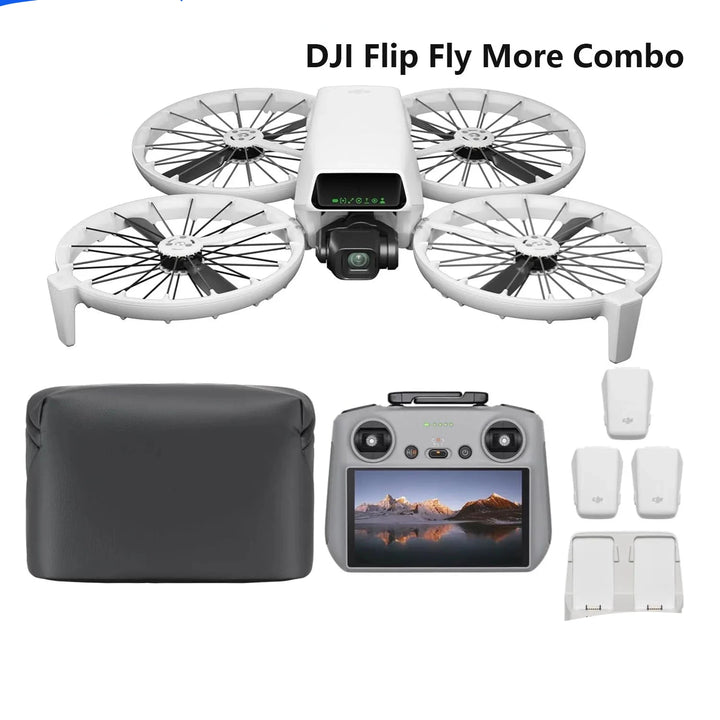DJI Flip & Avata 2 Drone Bundles — 4K HDR, RC 2, Fly More Combo Options