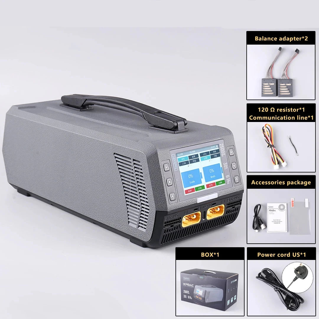 ToolkitRC M14DAC 2500W 50A Dual-Channel Charger