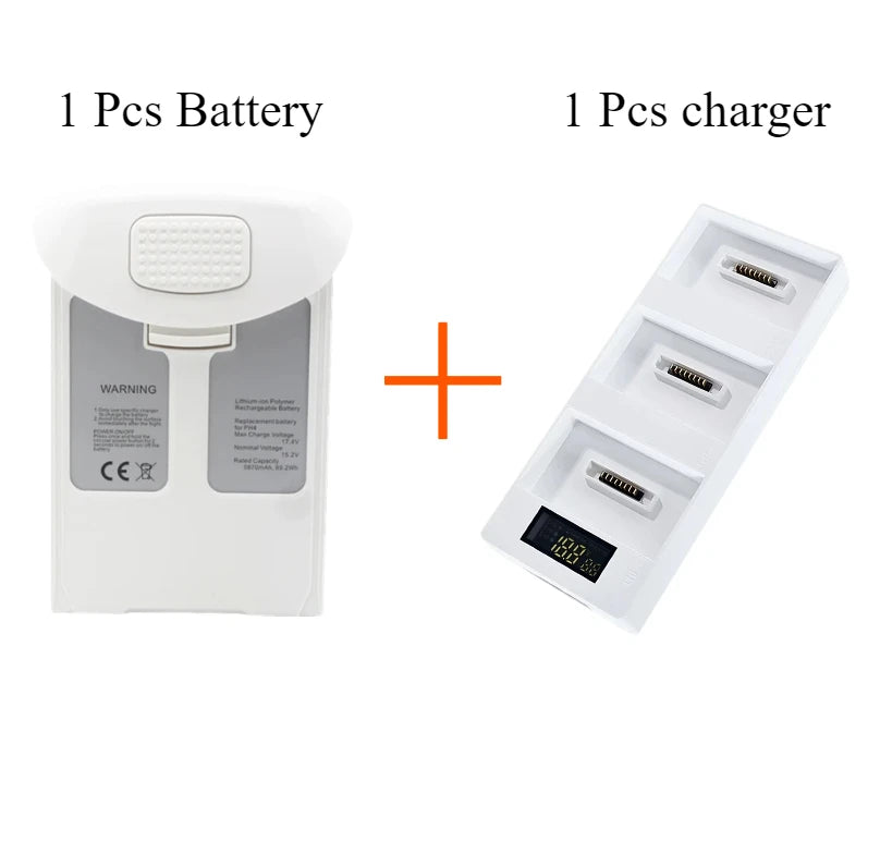 DJI Phantom 4 / Pro / Advanced / RTK Replacement Battery — 15.2V 5870mAh, ~28min