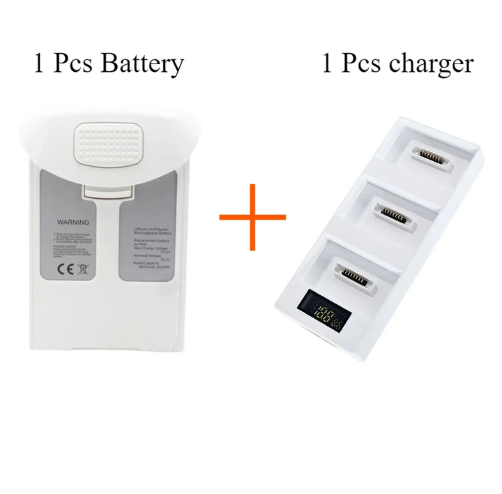 DJI Phantom 4 / Pro / Advanced / RTK Replacement Battery — 15.2V 5870mAh LiPo, ~30min