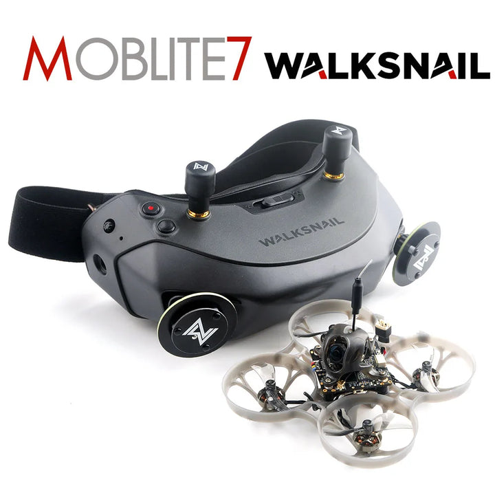 HappyModel Moblite7 Walksnail V2 1S 75mm HD Brushless Whoop SuperbeeF4 Lite EX1002 KV20000 Walksnail Avatar Mini 1S Kit