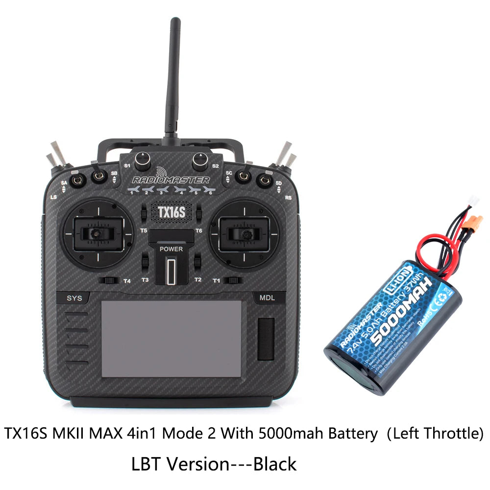 RadioMaster TX16S MKII MAX Radio Control System ExpressLRS Multi-protocol 4in1