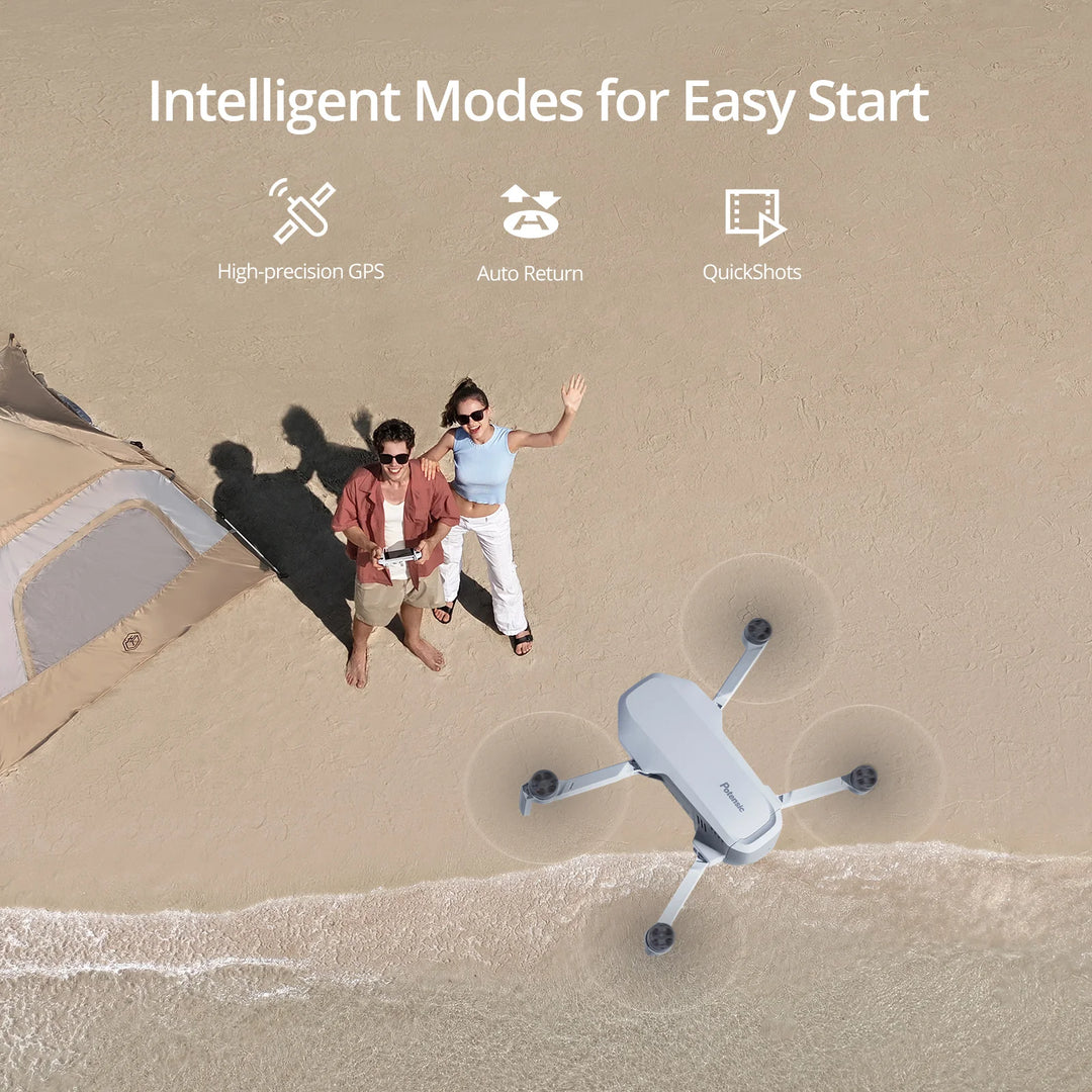 Potensic ATOM Fly More Combo — 4K/30fps Sony CMOS, 3-Axis Gimbal, Under 249g, 6km Range, GPS, 3 Batteries