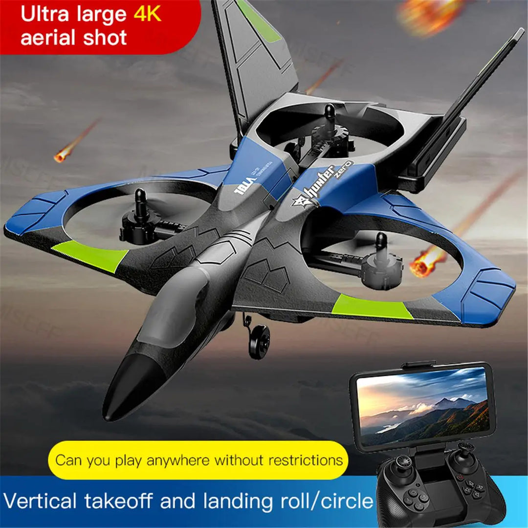 V27 RC Plane Remote Control Airplane 2.4G Remote Control Fighter Hobby Plane Glider Airplane EPP Foam Toys RC drone Kids Gift