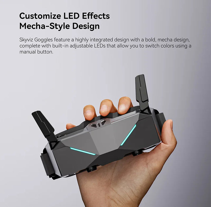 iFlight Skyviz FPV Analog Goggles Dual 100Hz Micro-OLED 1920×1080 DVR 5.8GHz