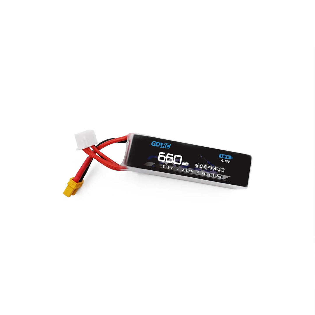 10PCS GEPRC 4S 660mAh 90/180C XT30 HV 3.8V/4.35V LiPo Battery Suitable For Cinelog Series For RC FPV Quadcopter Drone