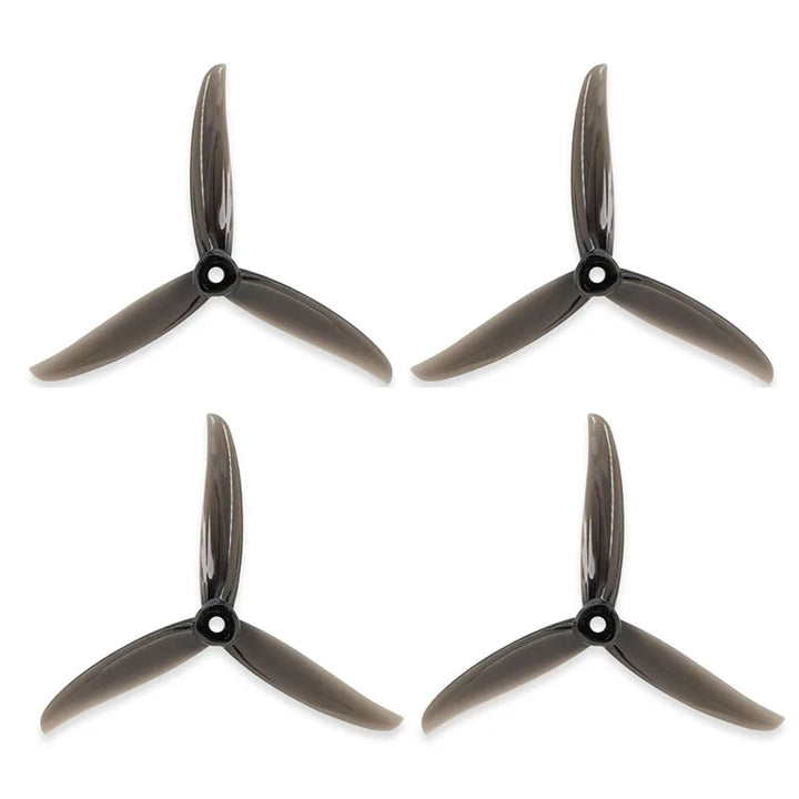 Gemfan 5136 5" 3-Blade FPV Propellers — Racing & Freestyle, Green / Neon Yellow / Black / Red / Blue, Bulk Pack