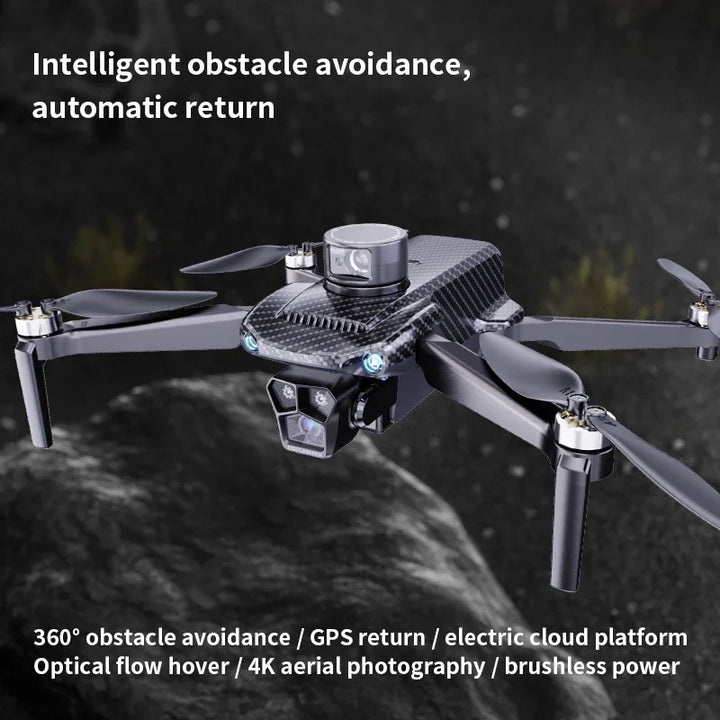 Lenovo U99 5G GPS Drone with 4K Dual-Camera, 360° Obstacle Avoidance, Brushless Motors, Optical Flow Hover, ESC Gimbal, One-Click Return & Smart Battery