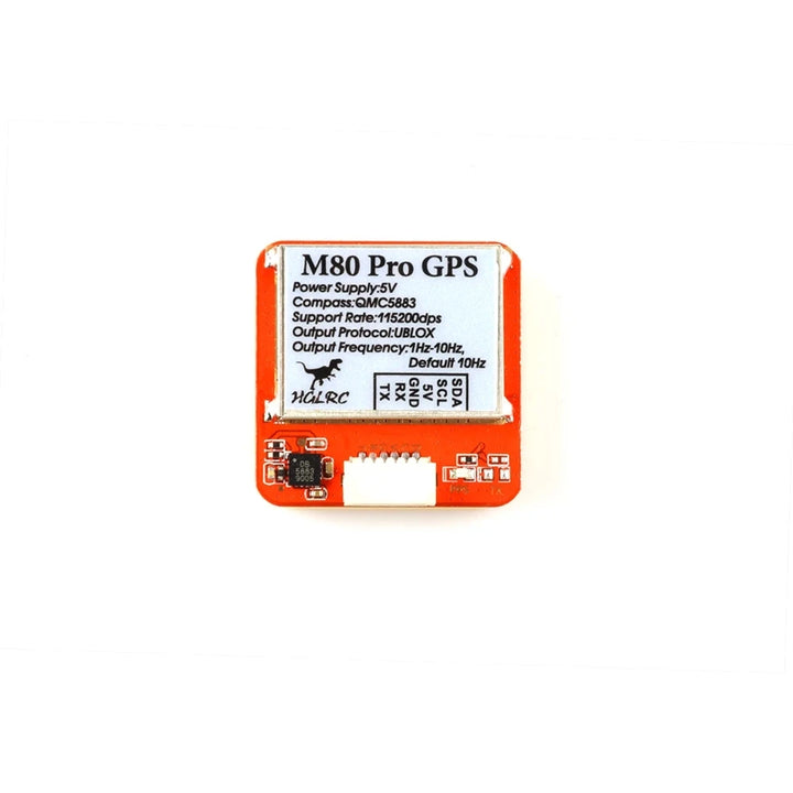 HGLRC M80 PRO GPS QMC5883 Compass agreement 10HZ Gain Antenna fast search satellite for RC Airplane FPV Long Range Drones