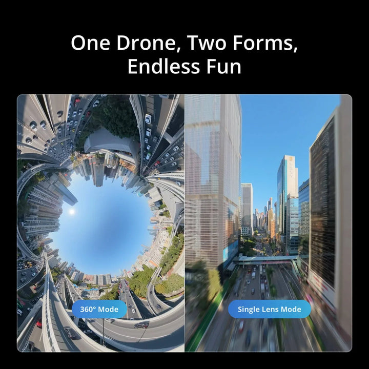 DJI Avata 360 — 1/1.28-Inch Sensor, 8K/60fps HDR, 249g, 23-Min Flight, GPS, Ultrasonic Obstacle Avoidance — Drone Only or with RC 2