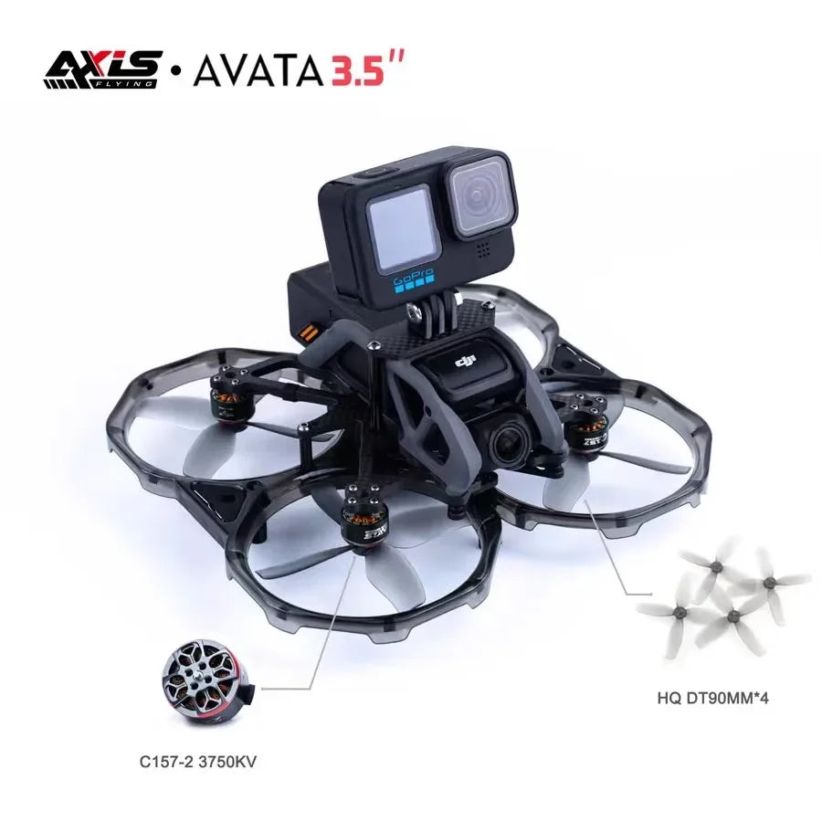 Axisflying AVATA 3.5 Upgrade Frame Kit With C157 V2 Motor HQ Prop T2.9X2.5X5 Perfect Set To Upgrade Original DJI AVATA