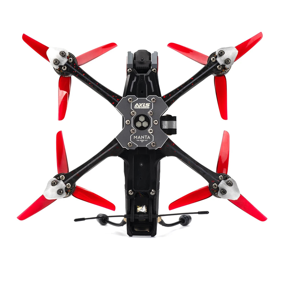 Axisflying Manta 5 Pro 5" FPV Drone — 6S, F745 AIO, 40A ESC, 2650KV, DJI O4 Pro, GPS, DC / Squashed X Frame