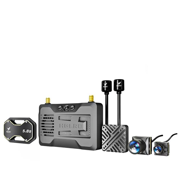 HGLRC Draco 5.8G FPV HD VTX System — Dual 1W, Night Vision, A1 Lite+/A1 Pro/A2 Pro Air Unit & Ground Unit, Digital Transmitter