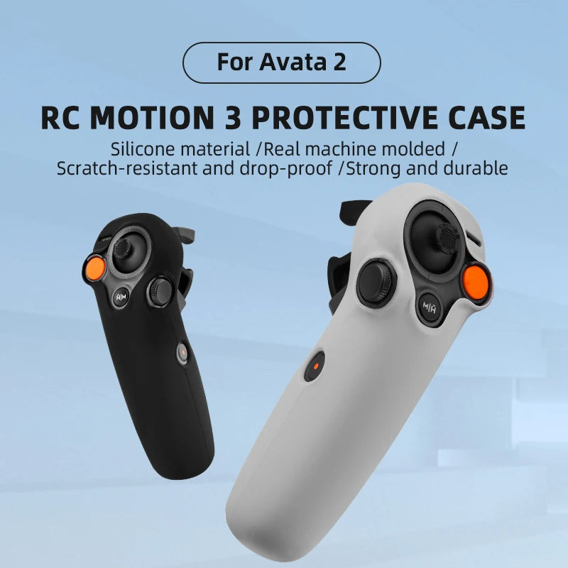 Silicone Cover for DJI Avata 2 Drone for DJI RC Motion 3 Remote Controller Scratch-proof Protection Avata2 Motion3 Accessories