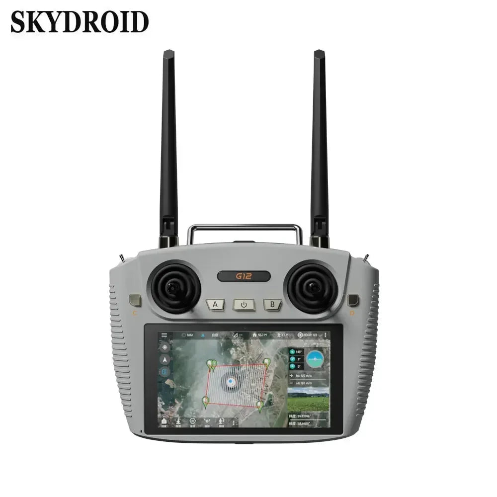 Skydroid G12 Pro Ground Station — 20km, 5.5" 1080p, Dual-Band 2.4G/5.8G, FPV UAV