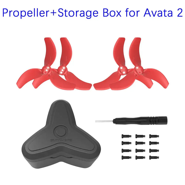 For DJI Avata 2 Propeller Guard Accessories Combo Gimbal Protector Motor Cover Lens Protection Cap Battery Protection Bracket