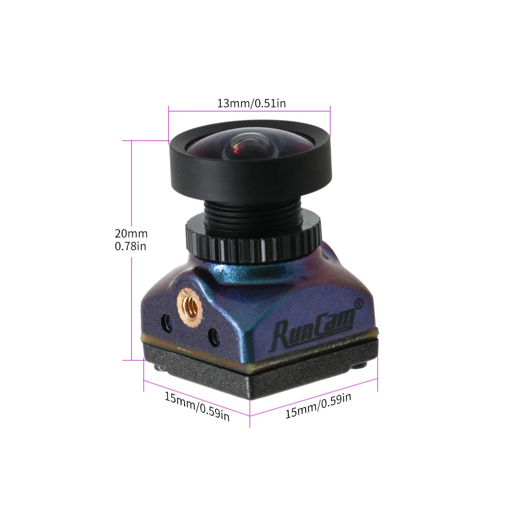 RunCam Racer Nano 4 FPV Camera — 1200TVL Super WDR, 4.5g, Waterproof for Freestyle Drones