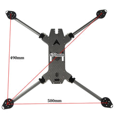 Aoft Foldaway Carbon Fiber FPV Frame Kit | 15 & 17 Inch
