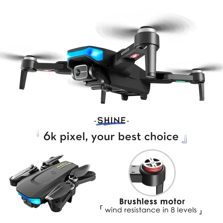 LS38 GPS 5G Drone with 8K HD Dual Camera Professional HD Dual Camera Brushless Motor FPVWIFI Remote Control Foldable Quadcopter