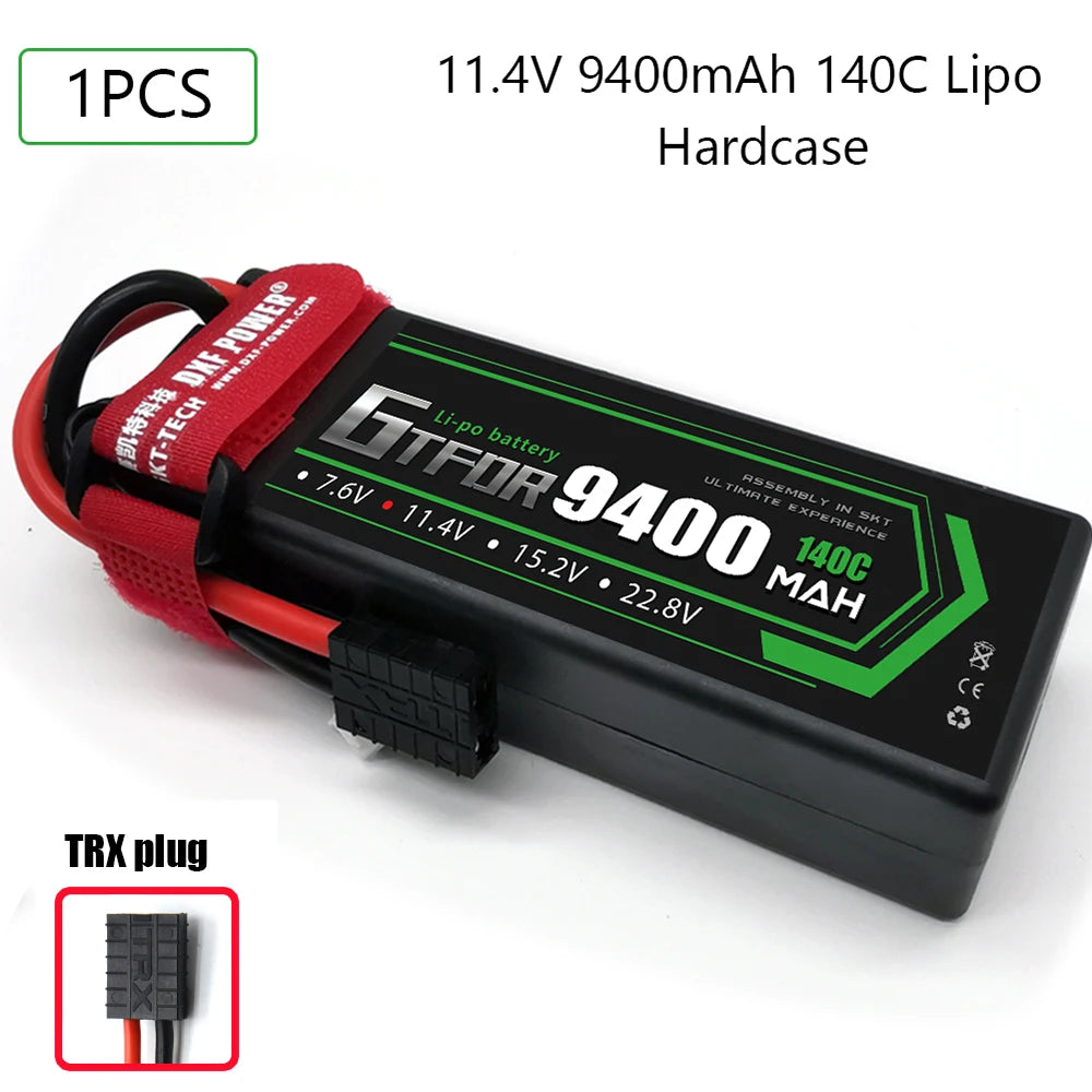 Batteries Lipo 7.6V 11.4V  7.4V 11.1V 15.2V 14.8V 22.2V 2S 3S 4S 6S 9400Mah 6300Mah 6500mAh 6200mAh 01000mAh 8400mAh 9200mAh Car