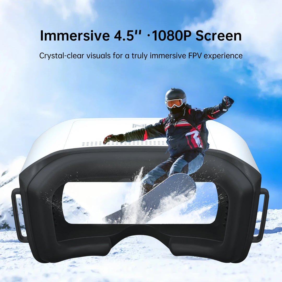 CADDX FPV Goggles L Walksnail Avatar HD - 1920x1080 4.5" LCD 4km Distance Head Tracking