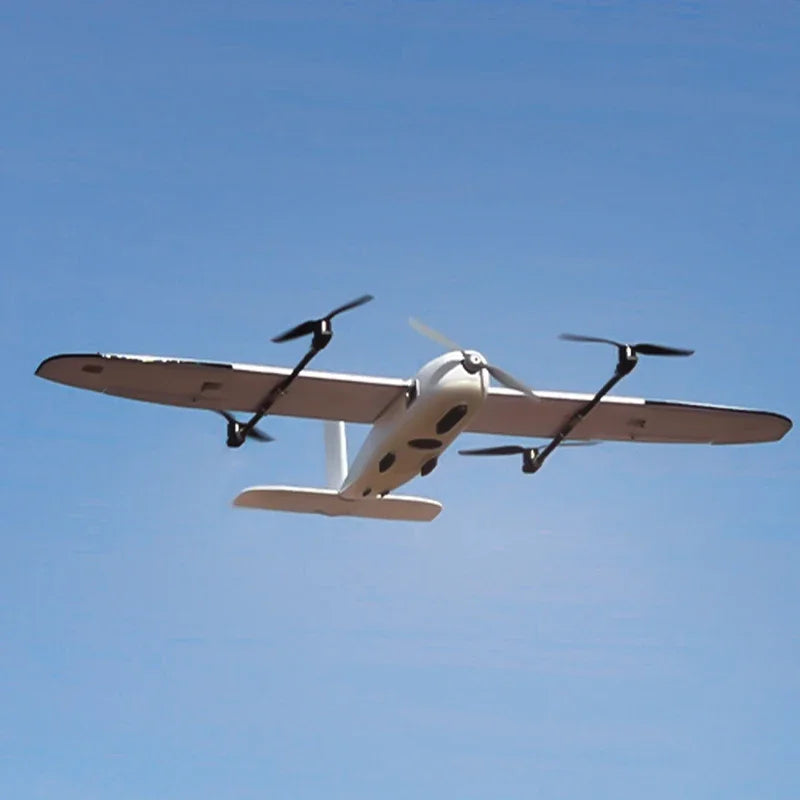FOXTECH Loong 2160 VTOL Frame — 2160mm Wingspan, 4+1 Motor, EPO, 18–20m/s Cruise, Mapping & Survey